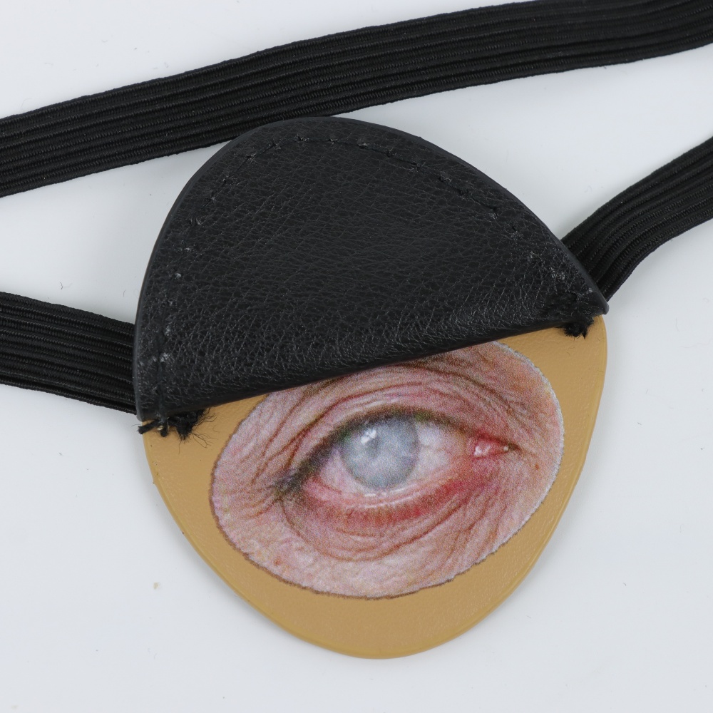 검은색 PU 가죽 해적 안대, 독특한 눈 모양 디자인의 - Cosplay Prop 리뷰 및 가격