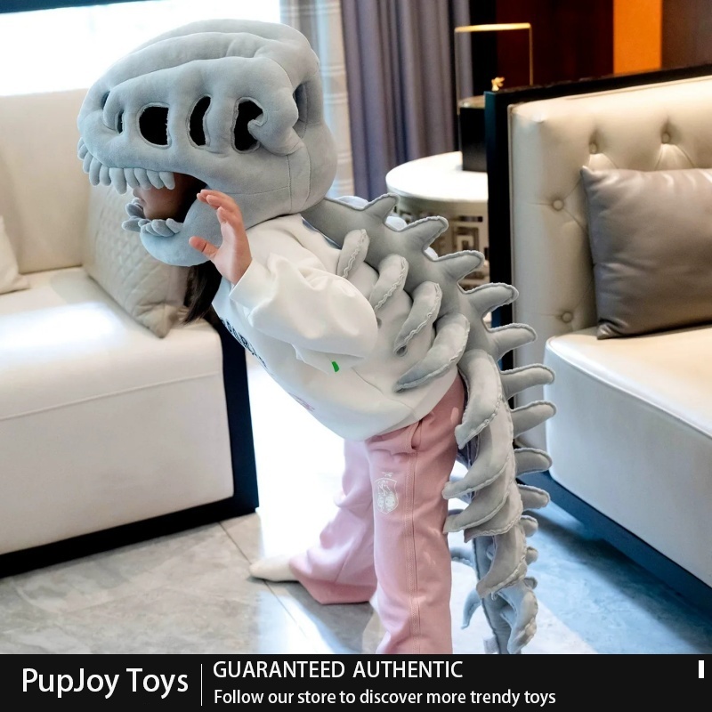 일반적인 공룡 해골 모양의 부드러운 소재로 만든 모자  - Cosplay Fire Prop 리뷰 및 가격